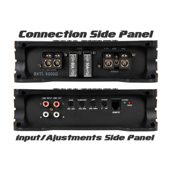 Soundstream BXT1.5000D Built-in Digital Bass Reconstruction Amplifier