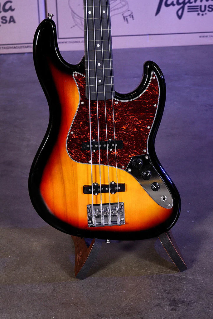 Tagima TW 73 4 FRETLESS SB-DF/TT Electric Bass Guitar - Sunburst