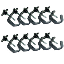 Load image into Gallery viewer, 10 MR DJ CL35 Universal Multi-Purpose C Clamp Light Mounting Lighting Truss Mounts