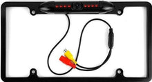 Load image into Gallery viewer, Backup Camera Rearview License Plate Frame for ALPINE ILX-W650 ILXW650 Black