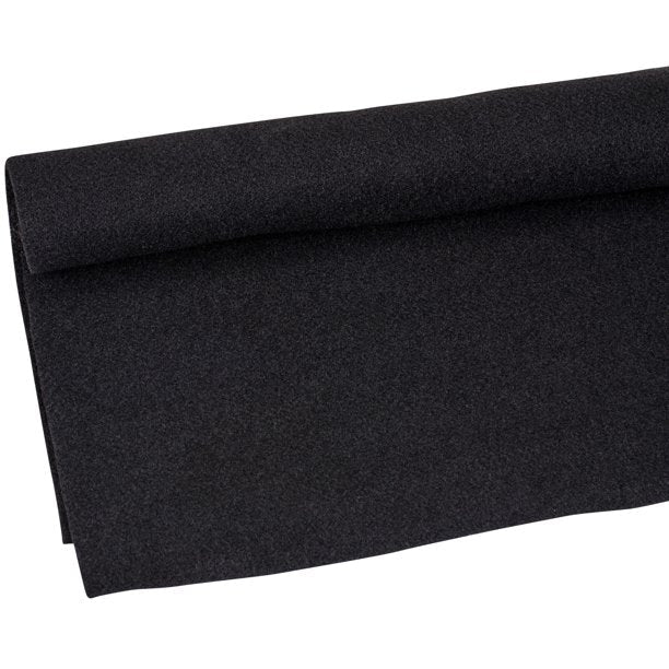 MR DJ MC150BK 150' X 4' Black Carpet Speaker Sub Box RV Boat Marine Truck Car Trunk Liner PA DJ Speaker Box Upholstery Liner Carpet