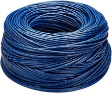 Load image into Gallery viewer, 1000' Cat6 Ethernet Blue Bulk Network Cable 23AWG 600Mhz UL Bare Solid Copper Wire UTP 1000' Blue