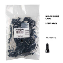 Load image into Gallery viewer, Install Bay CCLB1614 Crimp Cap Long Neck Black Nylon 16-14 Gauge - Package of 100