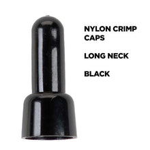 Load image into Gallery viewer, Install Bay CCLB1614 Crimp Cap Long Neck Black Nylon 16-14 Gauge - Package of 100
