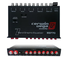Load image into Gallery viewer, Cerwin-Vega EQ-770 7-Band Graphic EQ with Parametric E Auxiliary Input