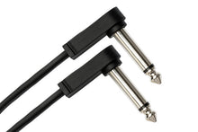 Load image into Gallery viewer, Hosa CFP-112 Flat Guitar Pedalboard Patch Cable Right Angle to Right Angle 12"