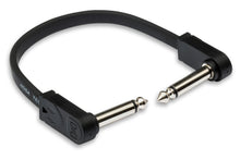 Load image into Gallery viewer, Hosa CFP-118 Flat Guitar Pedalboard Patch Cable Right Angle to Right Angle 18"