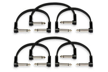 Load image into Gallery viewer, Hosa CFP-112 Flat Guitar Pedalboard Patch Cable Right Angle to Right Angle 12"