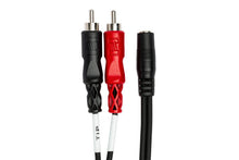 Load image into Gallery viewer, Hosa CFR-210 Stereo Breakout Cable - 3.5mm TRS Female to Dual RCA Male - 10 foot