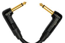 Load image into Gallery viewer, Hosa Edge CGK-001.5RR Right-angle to Right-angle Guitar Pedalboard Patch Cable - 18 inch