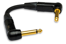 Load image into Gallery viewer, Hosa Edge CGK-001.5RR Right-angle to Right-angle Guitar Pedalboard Patch Cable - 18 inch