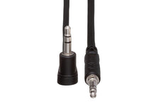 Load image into Gallery viewer, Hosa CMM-110R Stereo Interconnect 3.5 mm TRS to Right-angle 3.5 mm TRS 10 ft