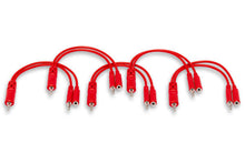 Load image into Gallery viewer, Hosa CMM-515Y Hopscotch Eurorack Patch Cables - 6 inch (Red) 5-pack