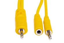Load image into Gallery viewer, Hosa CMM-545Y Hopscotch Eurorack Patch Cables - 1.5 foot (Yellow) 5-pack