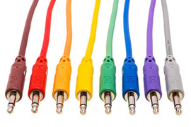 Hosa CMM-845 Eurorack Patch Cables 8-pack - 1.5 foot (Assorted Colors)