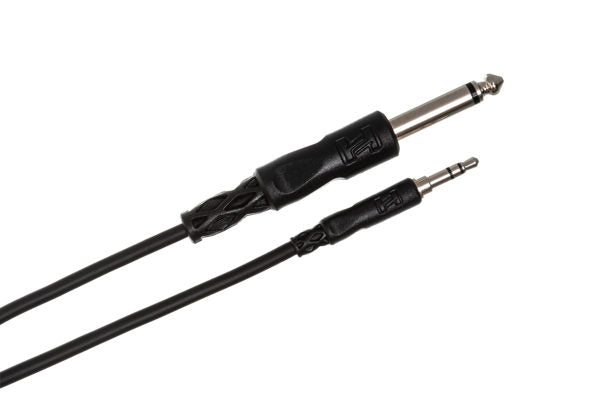 Hosa CMP-105 Interconnect Cable - 3.5mm TRS Male to 1/4-inch TS Male - 5 foot