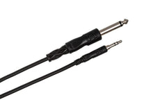 Load image into Gallery viewer, Hosa CMP-105 Interconnect Cable - 3.5mm TRS Male to 1/4-inch TS Male - 5 foot