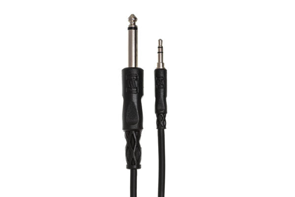 Hosa CMP-105 Interconnect Cable - 3.5mm TRS Male to 1/4-inch TS Male - 5 foot
