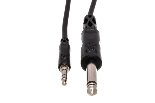 Hosa CMP-103 Interconnect Cable - 3.5mm TRS Male to 1/4-inch TS Male - 3 foot