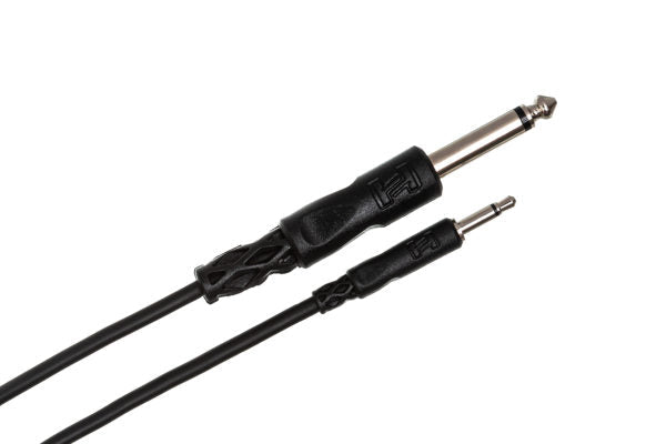 Hosa CMP-310 Interconnect Cable - 3.5mm TS Male to 1/4-inch TS Male - 10 foot