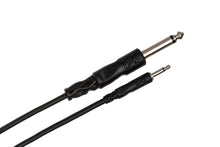Load image into Gallery viewer, Hosa CMP-310 Interconnect Cable - 3.5mm TS Male to 1/4-inch TS Male - 10 foot