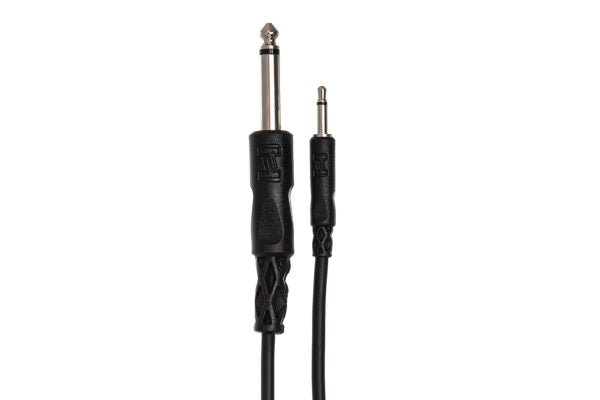 Hosa CMP-310 Interconnect Cable - 3.5mm TS Male to 1/4-inch TS Male - 10 foot