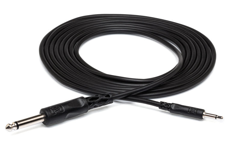 Hosa CMP-303 Interconnect Cable - 3.5mm TS Male to 1/4-inch TS Male - 3 foot