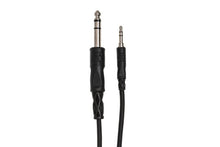Load image into Gallery viewer, Hosa CMS-103 Stereo Interconnect Cable - 3.5mm TRS Male to 1/4-inch TRS Male - 3 foot