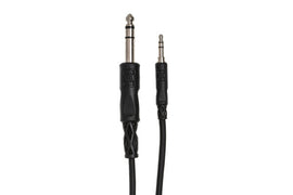Hosa CMS-105 Stereo Interconnect Cable - 3.5mm TRS Male to 1/4- inch TRS Male - 5 foot