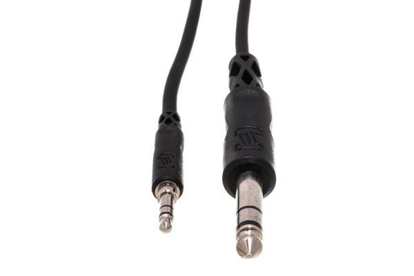 Hosa CMS-110 Stereo Interconnect Cable - 3.5mm TRS Male to 1/4-inch TRS Male - 10 foot