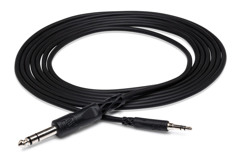 Hosa CMS-110 Stereo Interconnect Cable - 3.5mm TRS Male to 1/4-inch TRS Male - 10 foot