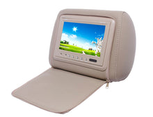 Load image into Gallery viewer, Absolute COM711IRC 7.5" Universal Headrest TFT/LCD Monitor W/IR Zipper Cover