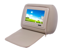 Load image into Gallery viewer, Absolute COM711IRC 7.5" Universal Headrest TFT/LCD Monitor W/IR Zipper Cover