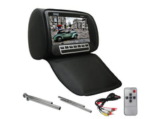 Load image into Gallery viewer, Absolute COM-950IRB 9.5-Inch Headrest Pillow with Zipper Cover TFT/LCD Monitor and Built-In IR Transmitter Black