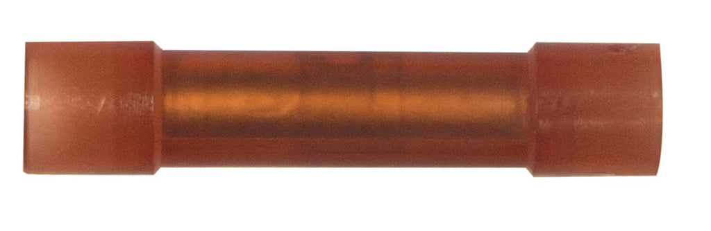 PAC CONBCR 18-22 AWG Red Nylon Butt Connectors Value Pack 100 Count