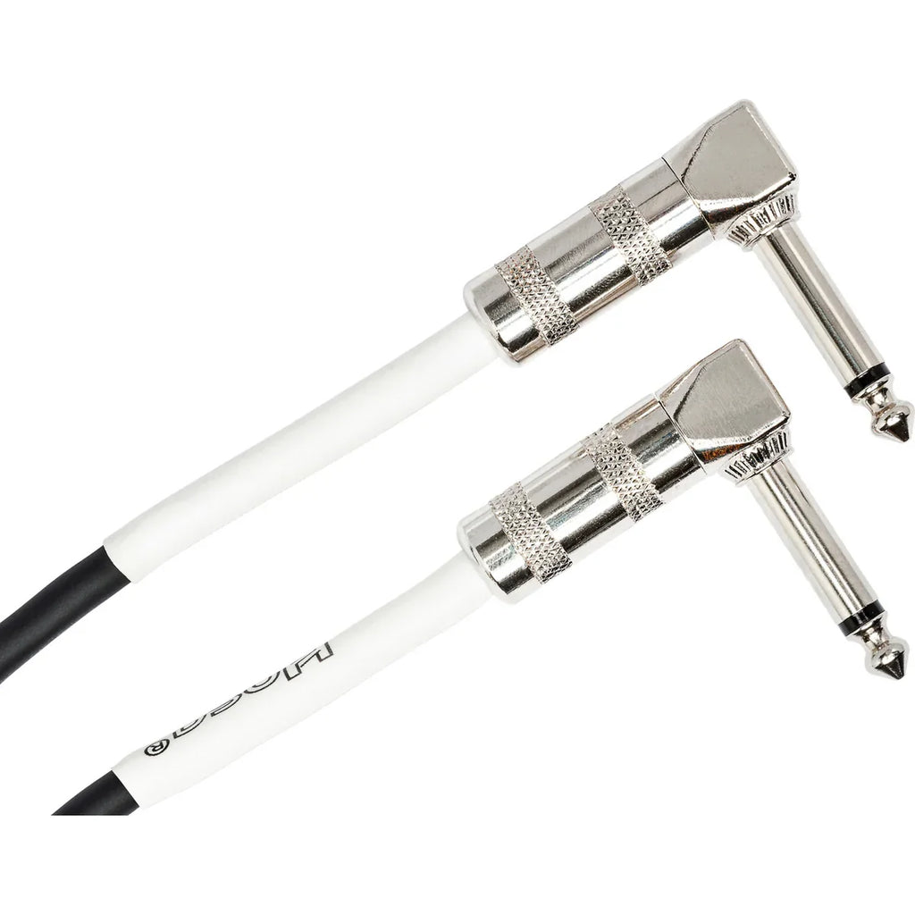 Hosa CPE-606 Guitar Pedalboard Patch Cable - Right Angle to Right Angle - 6 inch (6-pack)