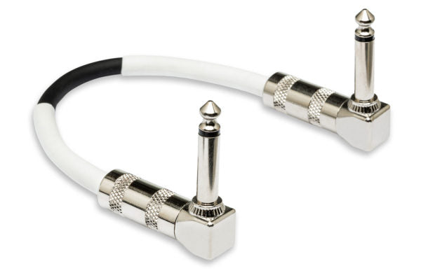 Hosa CPE-112 Guitar Pedalboard Patch Cable - Right Angle to Right Angle - 12 inch