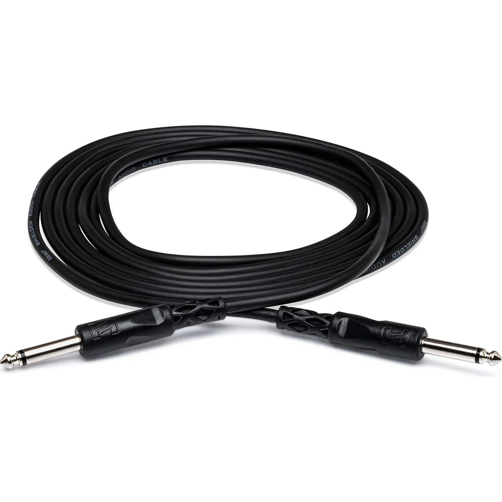 Hosa CPP-105 Interconnect Cable - 1/4-inch TS Male to 1/4-inch TS Male - 5 foot