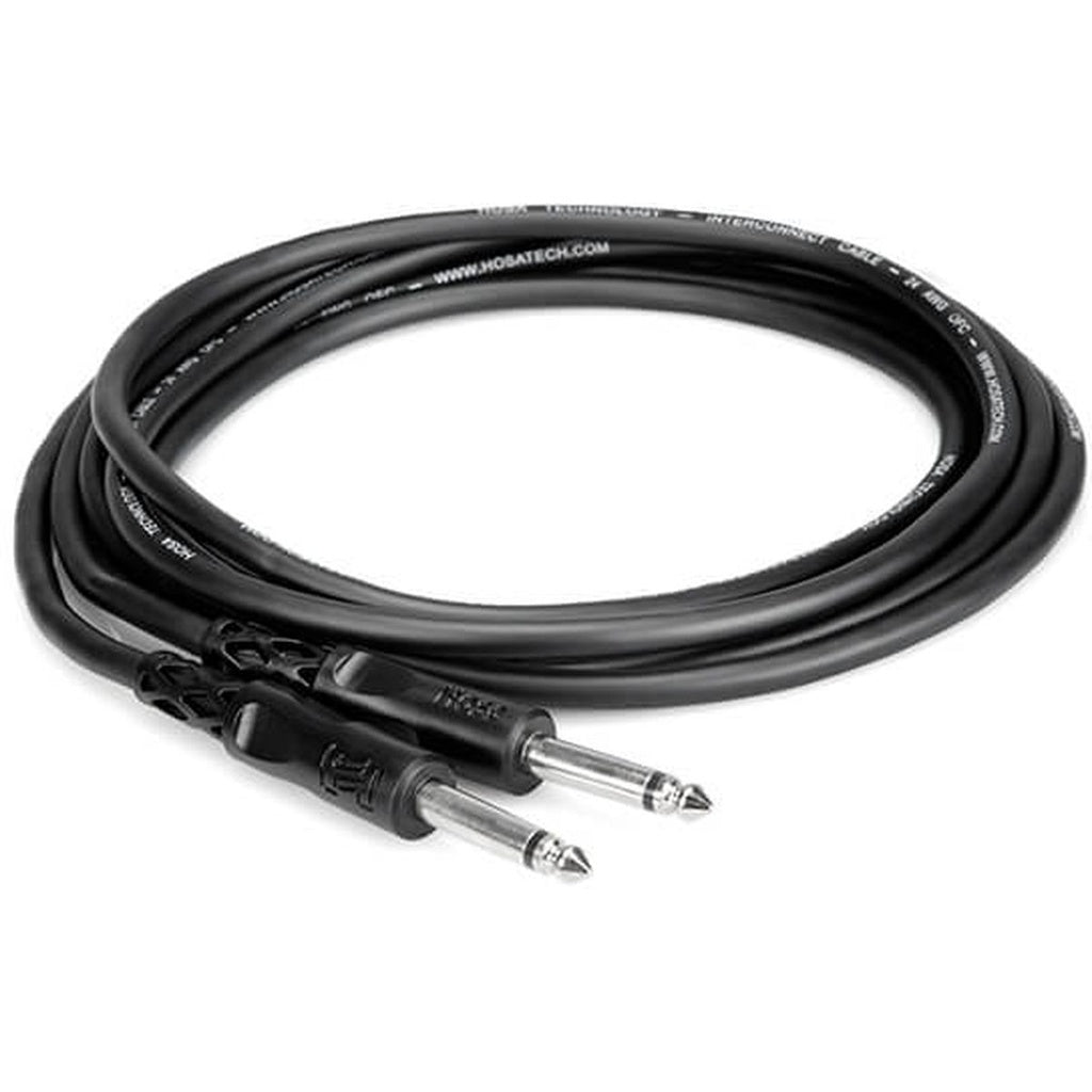 Hosa CPP-110 Interconnect Cable - 1/4-inch TS Male to 1/4-inch TS Male - 10 foot