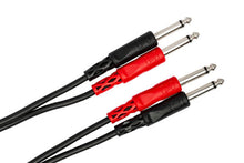 Load image into Gallery viewer, Hosa CPP-206 Stereo Interconnect Cable - Dual 1/4-inch TS Male to Same - 20 foot