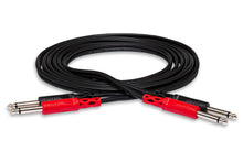 Load image into Gallery viewer, Hosa CPP-201 Stereo Interconnect Cable - Dual 1/4-inch TS Male to Same - 3.3 foot