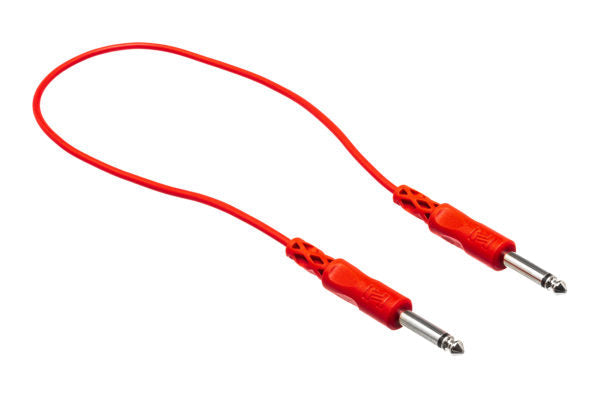 Hosa CPP-830 1/4-inch TS Male Patch Cable 8-pack - 1 foot (Various Colors)