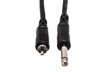 Load image into Gallery viewer, Hosa CPR-103R Interconnect Cable Right-angle 1/4-inch TS Male to RCA Male 3 foot