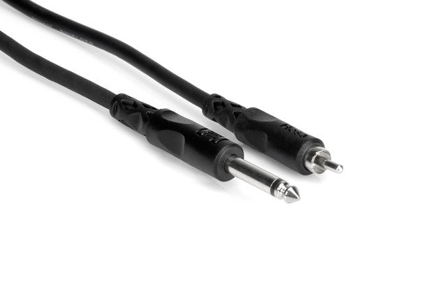 Hosa CPR-115 Interconnect Cable - 1/4-inch TS Male to RCA Male - 15 foot
