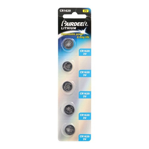 Install Bay CR1620 Lithium 3V Battery - 5pk
