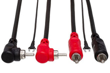 Load image into Gallery viewer, Hosa CRA-201PB Stereo Interconnect Dual RCA to Dual Piggyback RCA Cable - 3.3 foot
