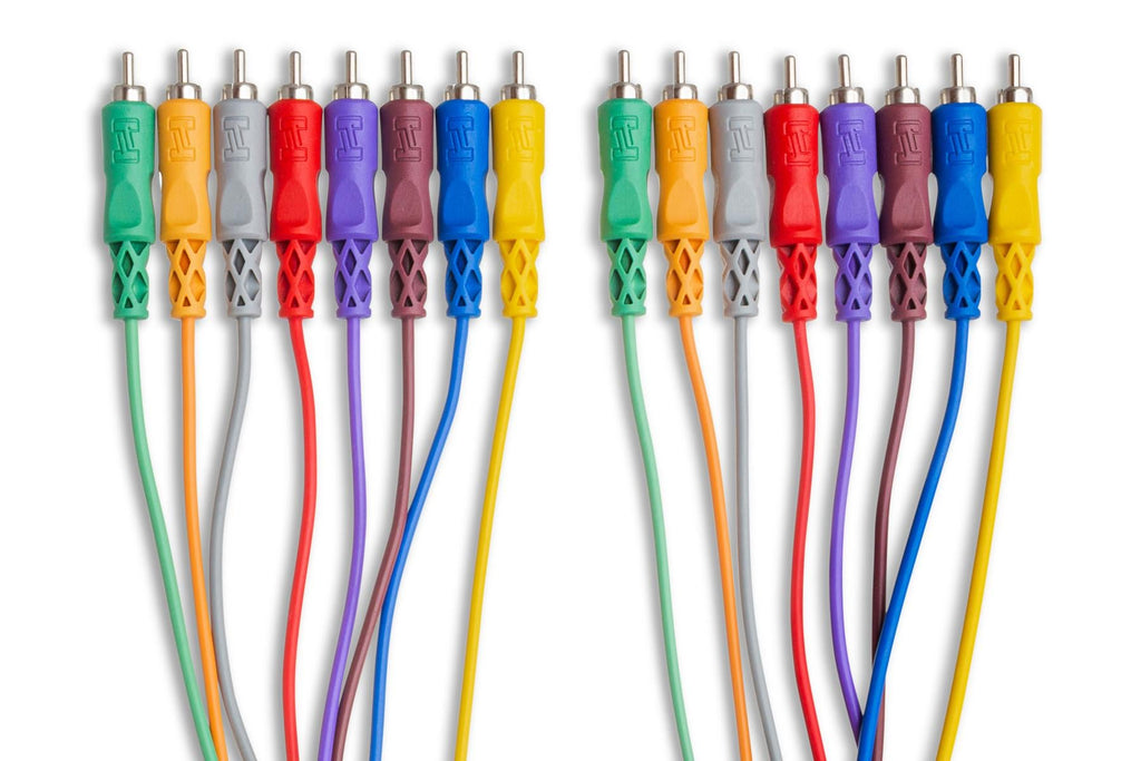 Hosa CRA-802 8-channel RCA Male Snake - 6.6'