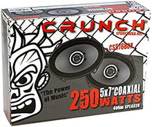Load image into Gallery viewer, Crunch CS5768CX 500W Peak (250W RMS) 5”x7”/6”x8” CS Series Coaxial Full Range Speaker