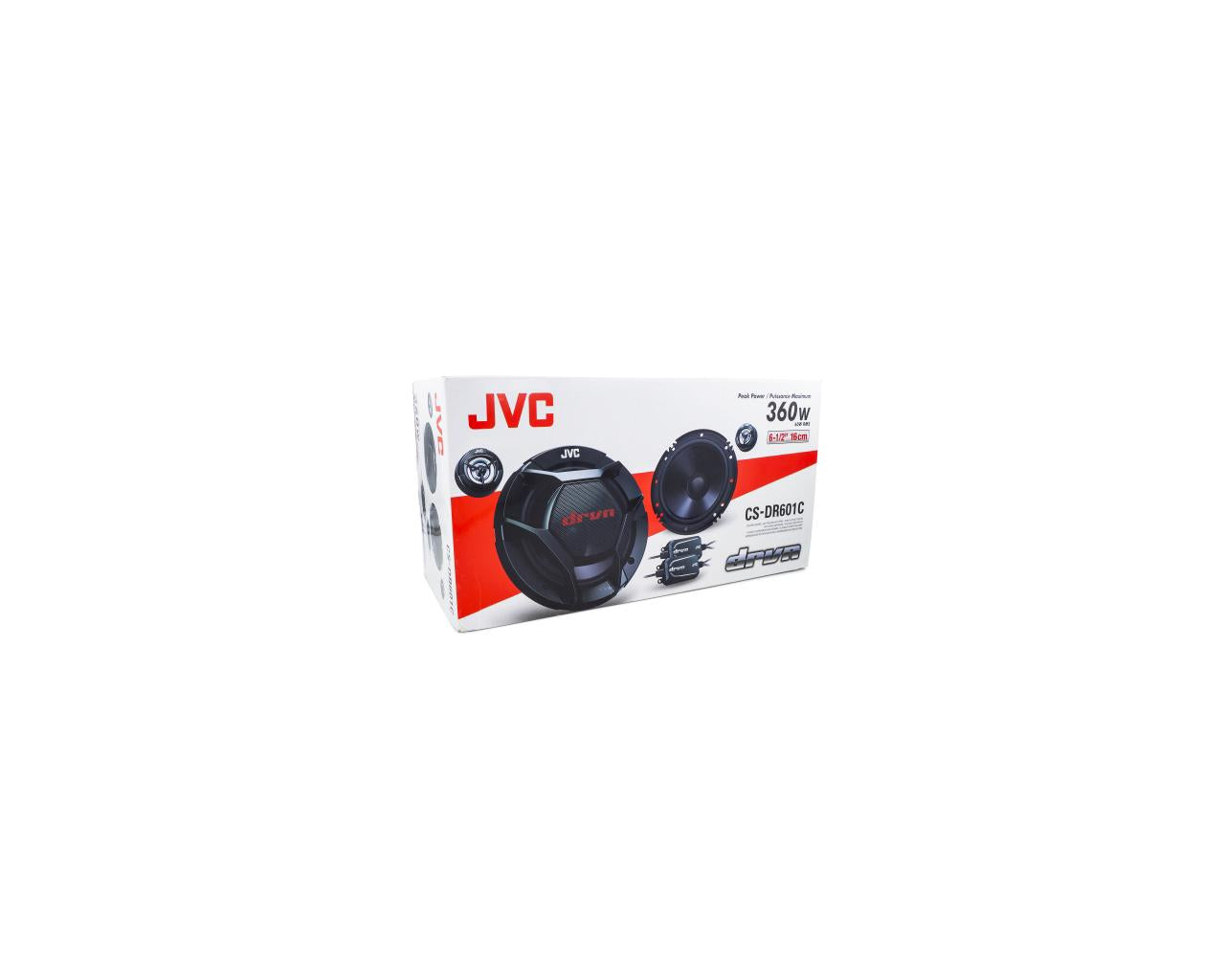 Jvc CS-DR601C 720W Peak (120W RMS) 6.5" DRVN Series 2-Way Component Car Speakers