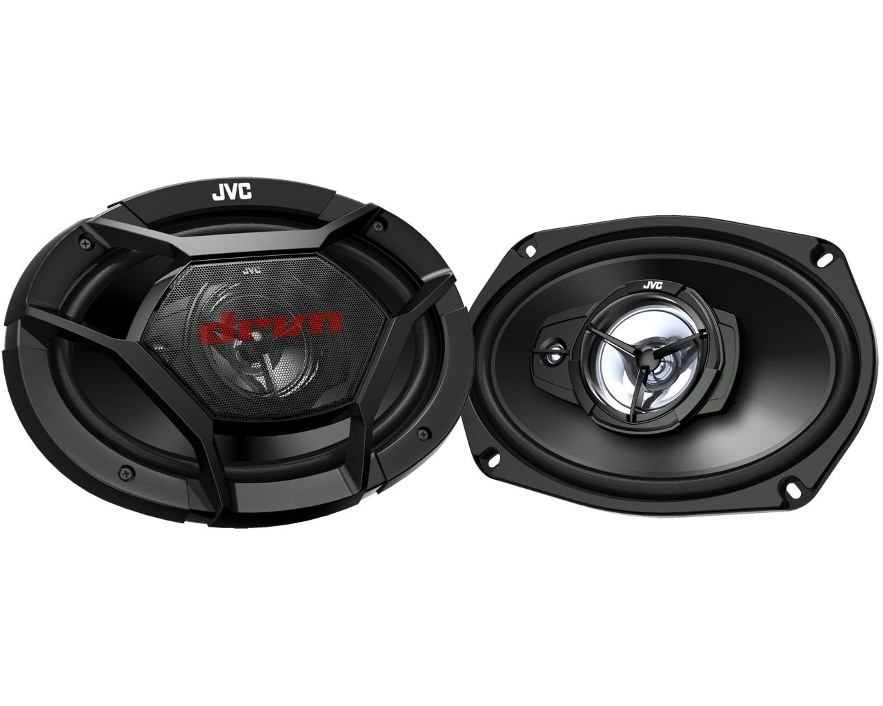 Jvc CS-DR6931 1000W Peak (140W RMS) 6"x9" DRVN Series 3-Way Coaxial Car Speakers
